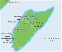 - Cozumel Port Map